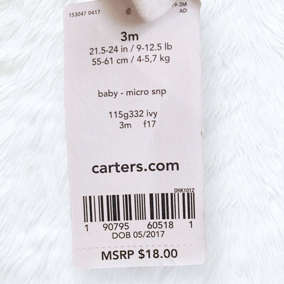 carter's dinosaur onesie - Picture 5 of 5